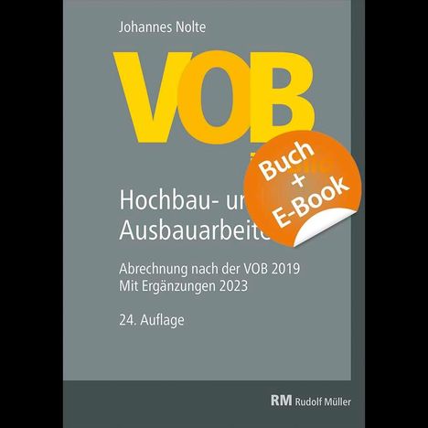 Johannes Nolte: VOB im Bild-Hochbau-und Ausbauarbeiten-mit E-Book, Buch
