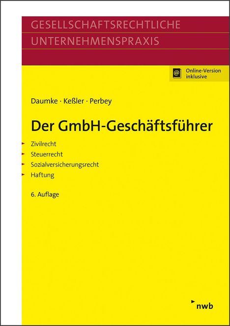 Michael Daumke: Der GmbH-Geschäftsführer, 1 Buch und 1 Diverse