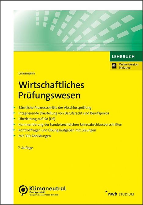 Mathias Graumann: Wirtschaftliches Prüfungswesen, 1 Buch und 1 Diverse