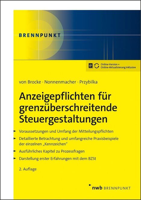 Klaus Brocke: Brocke, K: Anzeigepflichten für grenzüberschreitende Steuerg, Diverse