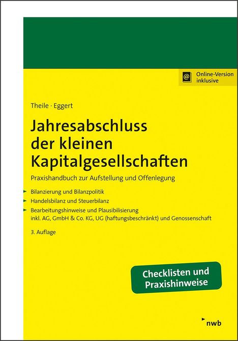 Carsten Theile: Jahresabschluss der kleinen Kapitalgesellschaften, 1 Buch und 1 Diverse