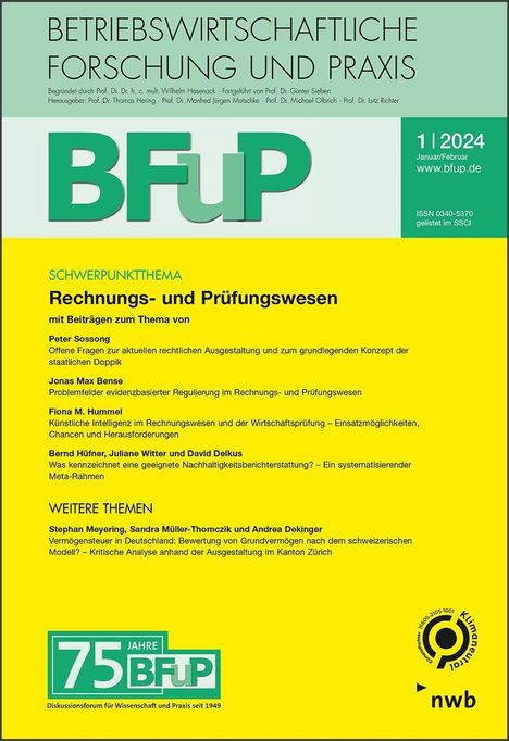 Rechnungs- und Prüfungswesen, Buch