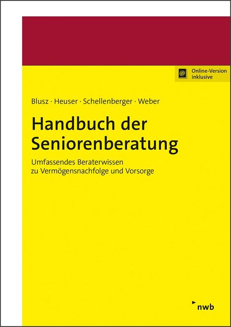 Pawel Blusz: Handbuch der Seniorenberatung, 1 Buch und 1 Diverse
