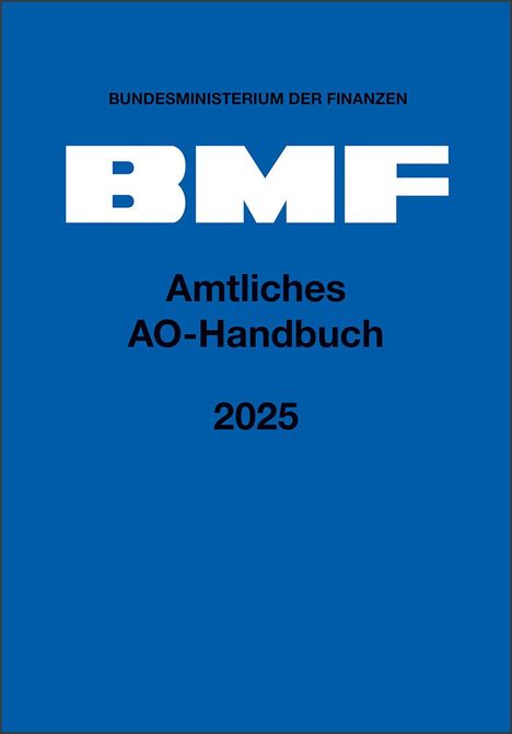 Amtliches AO-Handbuch 2025, Buch