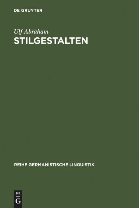 Ulf Abraham: StilGestalten, Buch