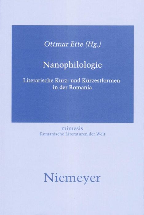 Nanophilologie, Buch