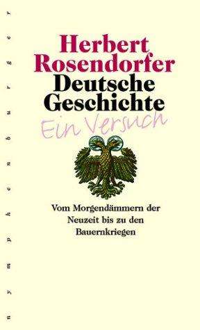 Herbert Rosendorfer: Deutsche Geschichte 3, Buch