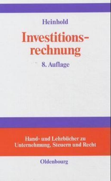 Michael Heinhold: Investitionsrechnung, Buch