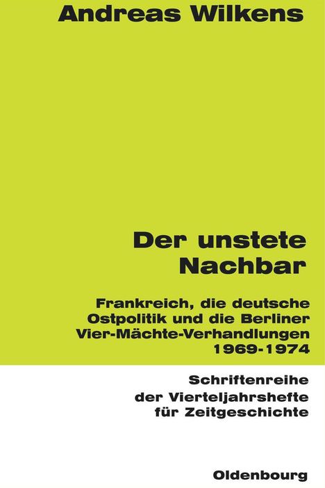 Andreas Wilkens: Der unstete Nachbar, Buch