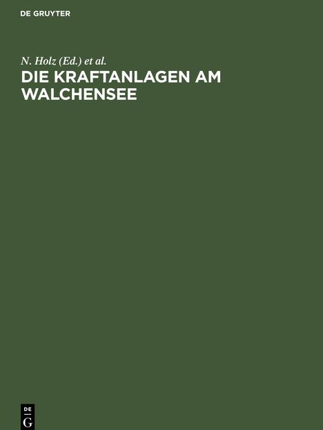 Die Kraftanlagen am Walchensee, Buch