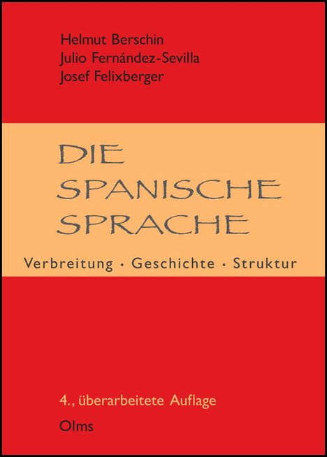 Helmut Berschin: Die spanische Sprache, Buch