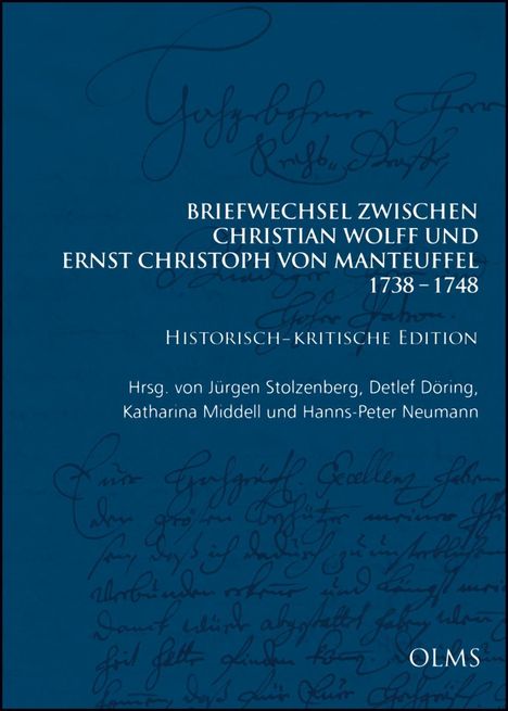 Briefwechsel zwischen Christian Wolff und Ernst Christoph vo, Buch