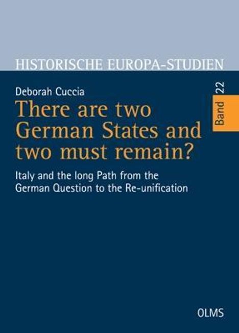 Deborah Cuccia: Cuccia, D: There are two German States and two must remain?, Buch