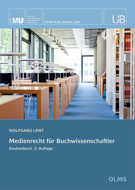 Wolfgang Lent: Medienrecht für Buchwissenschaftler, Buch