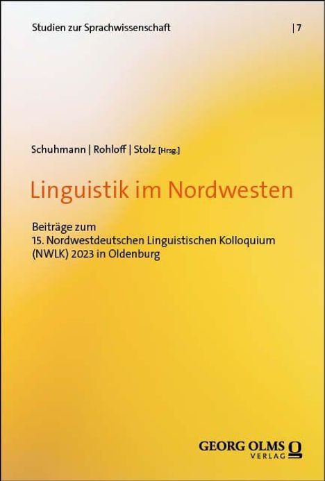 Linguistik im Nordwesten, Buch