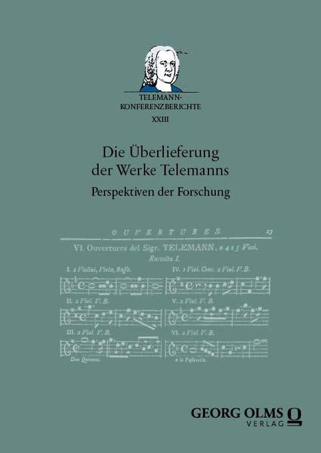 Die Überlieferung der Werke Telemanns, Buch