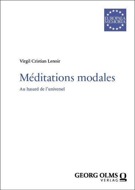 Virgil Cristian Lenoir: Méditations modales, Buch
