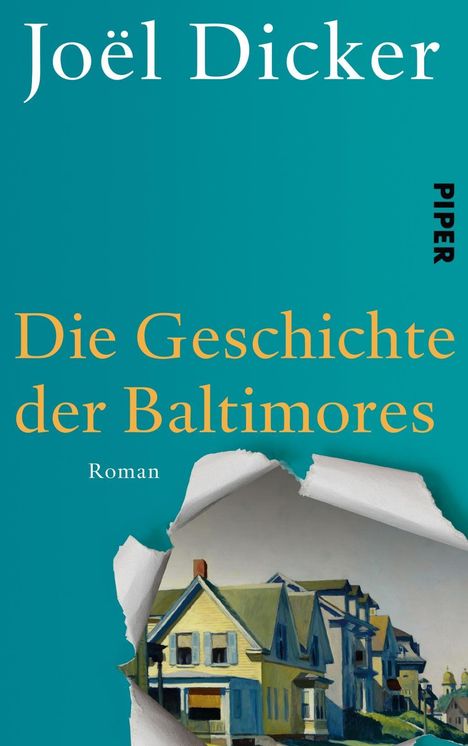 Joël Dicker: Die Geschichte der Baltimores, Buch