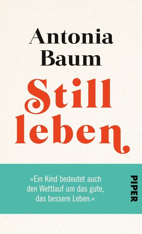 Antonia Baum: Stillleben, Buch