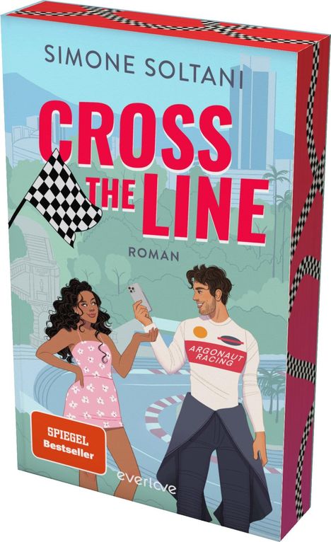 Simone Soltani: Cross the Line - Auf der Rennstrecke kämpft er um den Sieg, im Leben um ihr Herz, Buch