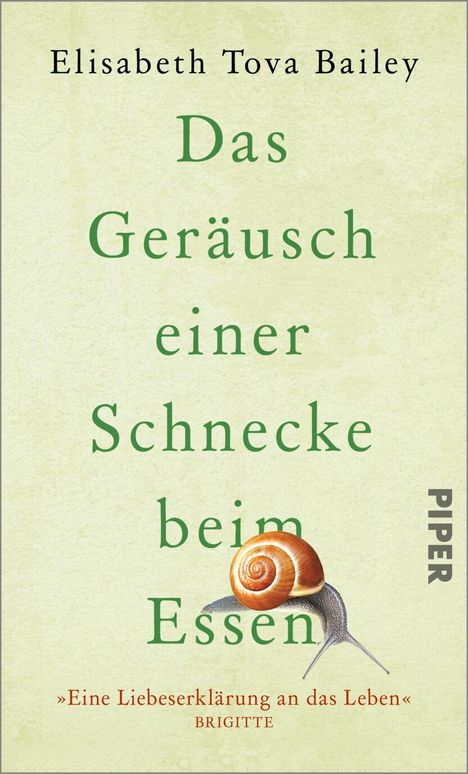 Elisabeth Tova Bailey: Das Geräusch einer Schnecke beim Essen, Buch