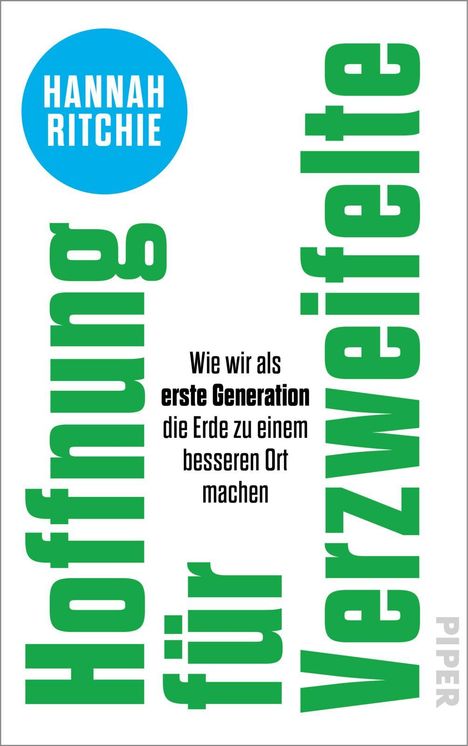 Hannah Ritchie: Hoffnung für Verzweifelte, Buch