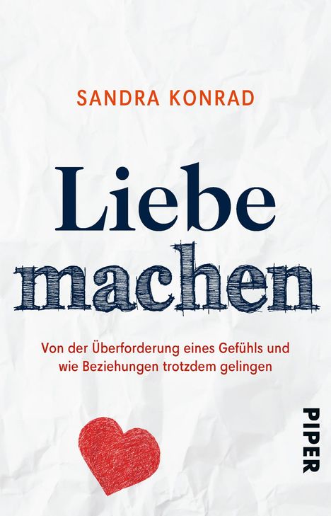 Sandra Konrad: Liebe machen, Buch