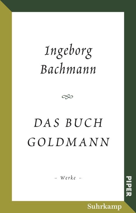 Ingeborg Bachmann: Das Buch Goldmann, Buch