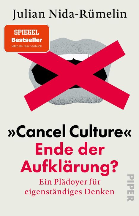 Julian Nida-Rümelin: 'Cancel Culture' - Ende der Aufklärung?, Buch