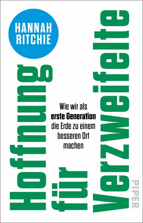 Hannah Ritchie: Hoffnung für Verzweifelte, Buch