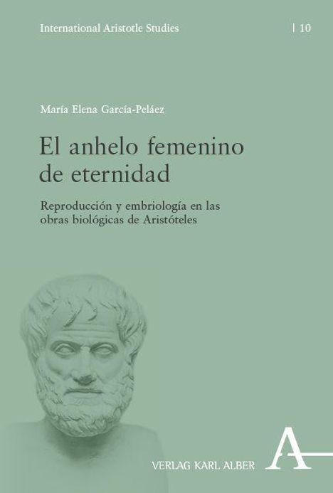 Maria Elena García-Peláez: "El anhelo femenino de eternidad". Untertitel über Reproduktion. Bild einer antiken Büste.