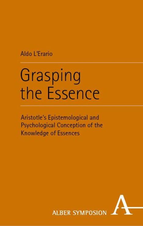 Aldo L'Erario: Grasping the Essence, Buch