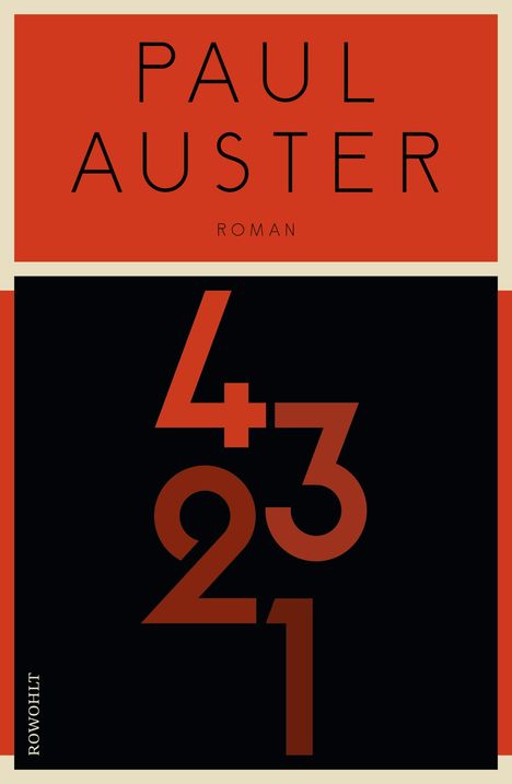 Paul Auster: 4 3 2 1, Buch