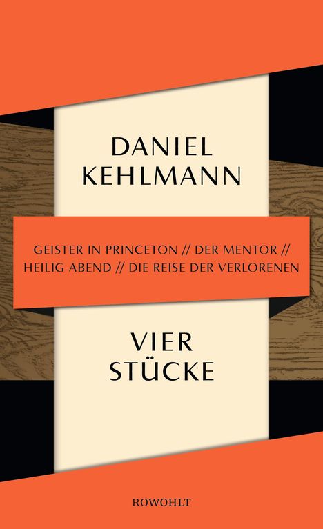 Daniel Kehlmann: Vier Stücke, Buch