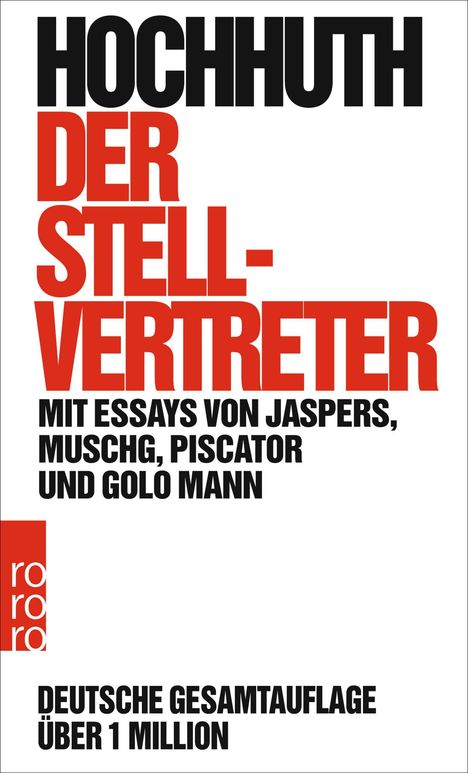 Rolf Hochhuth: Der Stellvertreter, Buch