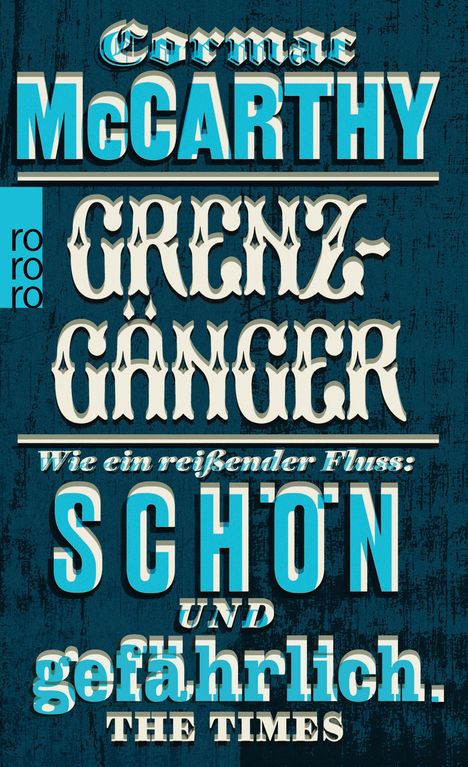 Cormac McCarthy: Grenzgänger, Buch