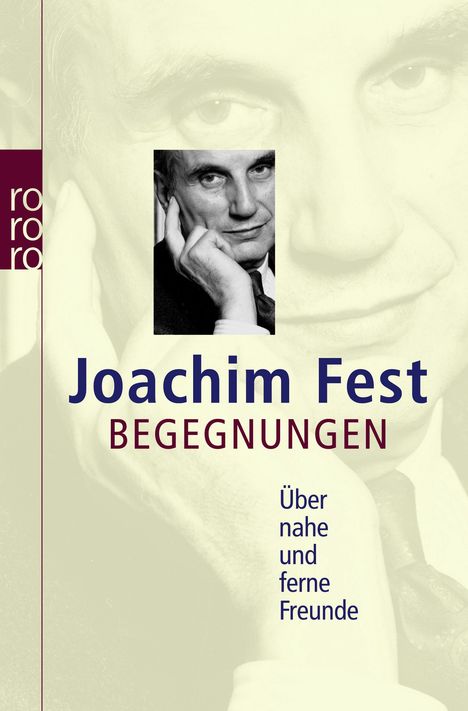 Joachim Fest: Begegnungen, Buch