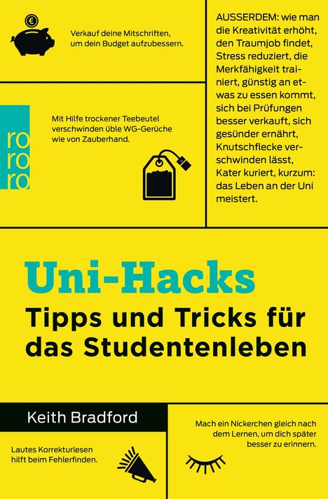 Keith Bradford: Uni-Hacks, Buch