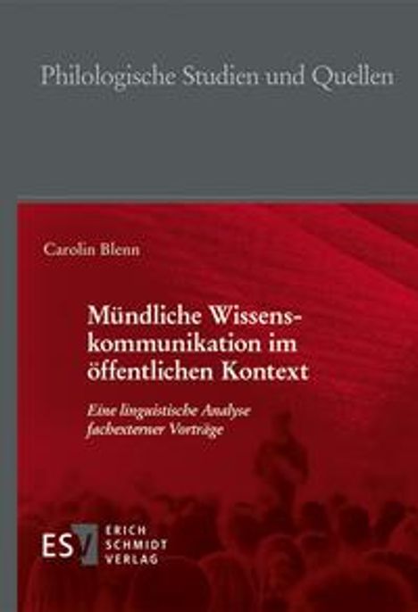 Carolin Blenn: Blenn, C: Mündliche Wissenskommunikation/öffent. Kontext, Buch