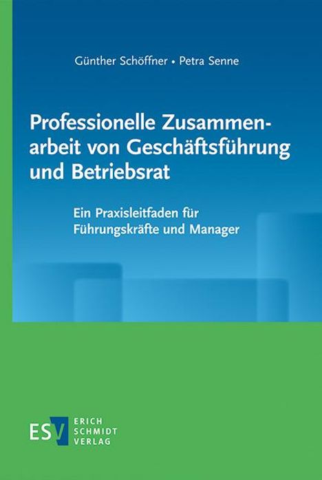 Günther Schöffner: Professionelle Zusammenarbeit von Geschäftsführung und Betriebsrat, Buch