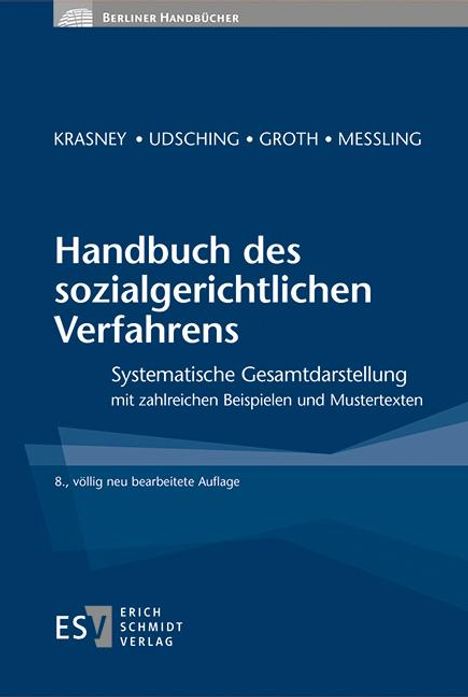 Otto Ernst Krasney: Handbuch des sozialgerichtlichen Verfahrens, Buch