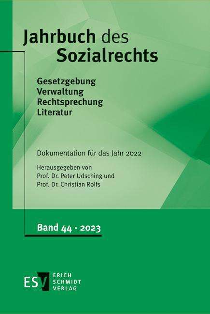 Jahrbuch des Sozialrechts / Jahrbuch des Sozialrechts Dokumentation für das Jahr 2022, Buch