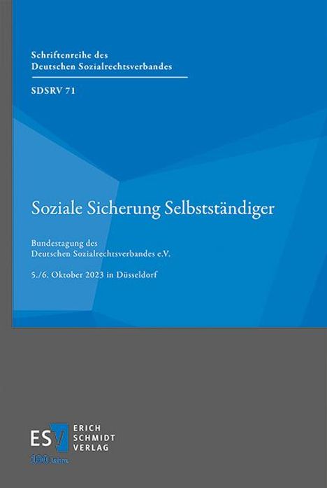 Soziale Sicherung Selbstständiger, Buch