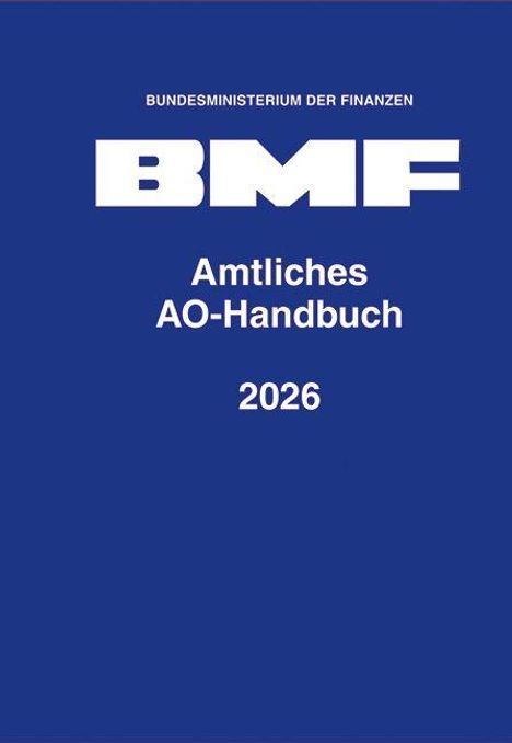 Amtliches AO-Handbuch 2026, Buch