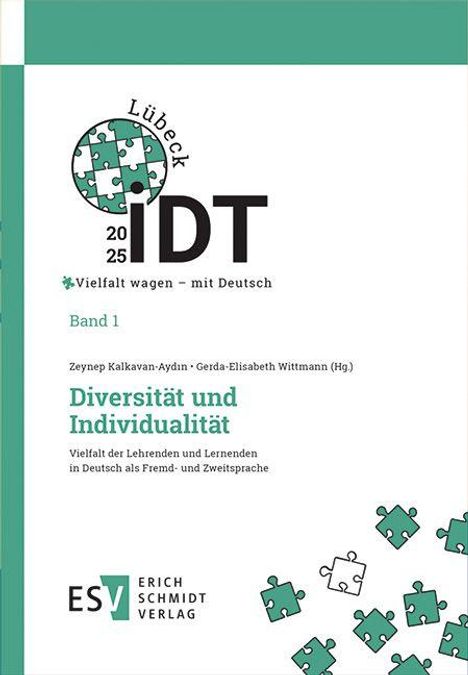 Band 1: Diversität und Individualität. Vielfalt der Lehrenden und Lernenden in Deutsch als Fremd- und Zweitsprache. Logo oben.