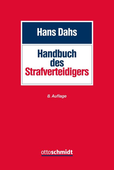 Hans Dahs: Handbuch des Strafverteidigers, Buch