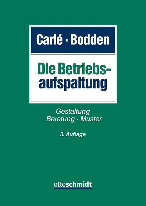 Die Betriebsaufspaltung, Buch