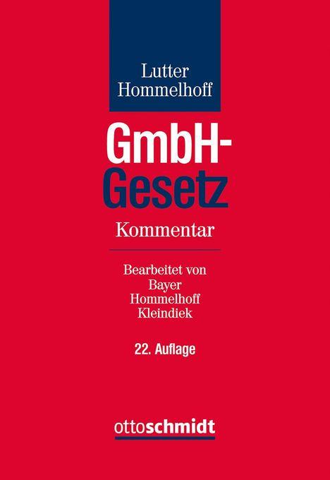 Walter Bayer: GmbH-Gesetz, Buch