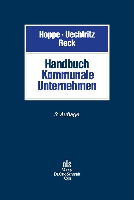 Handbuch Kommunale Unternehmen, Buch