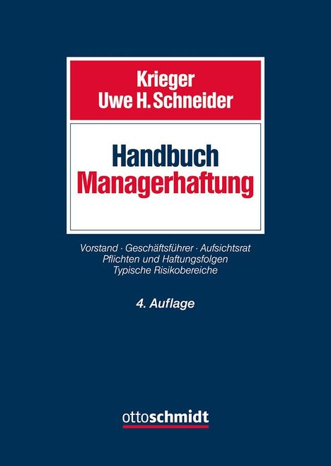 Handbuch Managerhaftung, Buch